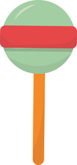 Big Vector Sweet Candy. Set of Candy, Candy, Lollipop, Gumball, Caramel Sugar and Twisted Marshmallow.
