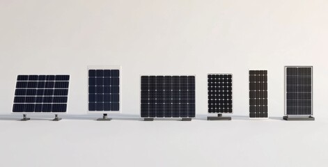 A Variety of Solar Panel Sizes and Designs for Renewable Energy Solutions