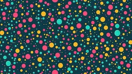 Colorful polka dots background, festive design, celebration backdrop, website design