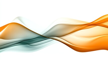 luminous smoke waves, glowing gentle texture, smooth gradients, pastel tones, isolated on white background