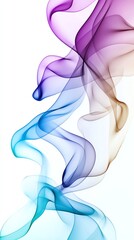 Fototapeta premium Pastel smoke designs, glowing ethereal light, 3D illustration