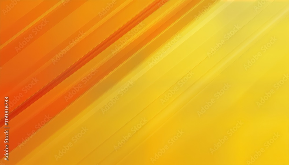 Aufkleber abstract background with diagonal lines, gradient colors of orange, yellow. dynamic color transition