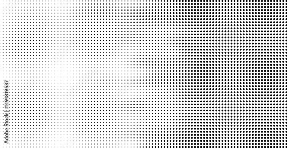 Wall mural abstract gradient halftone dots background pop art template texture vector illustration