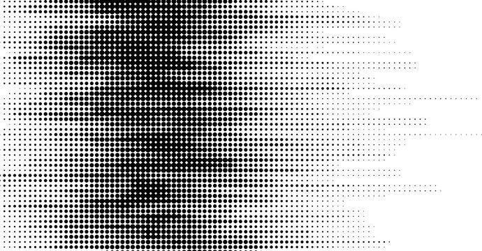 abstract gradient halftone dots background Pop art template texture Vector illustration	

