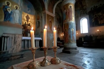 Lenten season: Orthodox start, ecclesiastical fasting, sacred observance, priestly ritual, church gathering, spiritual renewal, holy dedication, prayerful worship, liturgical solemnity.