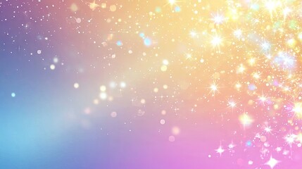 Sparkling pastel background, festive lights, blurry bokeh, design element