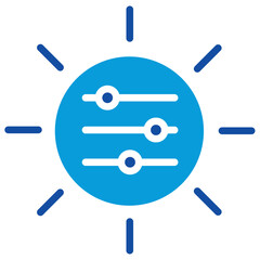 Ambient Sensor Icon Dual Tone Color Style