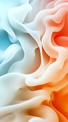 Artistic waves of smoke rolling gently into one another, framed by glowing vintage tones and soft gradient lighting