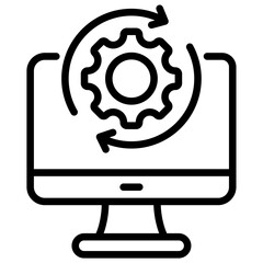 Patch Management Icon Lineal Syle