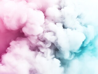 Fototapeta premium soft smoke clouds, diffuse texture, minimalistic aesthetic, neutral palette, isolated on white background