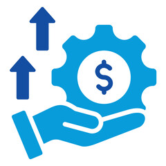 Efficiency Incentive Icon Dual Tone Color Style