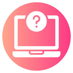 laptop gradient icon