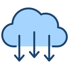 Low-Carbon Icon Lineal Blue Style