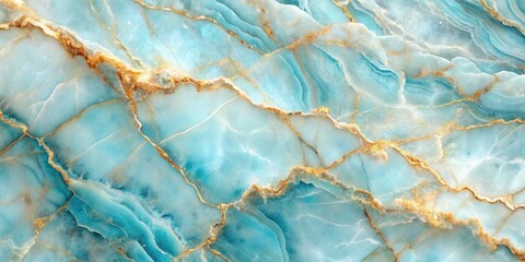 Abstract Light Blue Onyx Marble Texture, Cracked Pattern, Background, Design, Wallpaper, Stone, Surface
