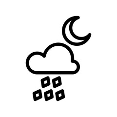 Hail icon design template