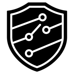 Safety Relay Icon Black Style