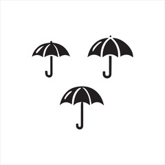 set of umbrellas