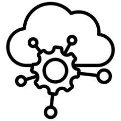 Api Integration Icon Lineal Syle