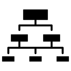 Rule-Based Logic Icon Black Style