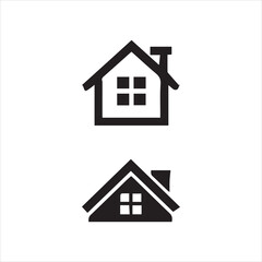 house icon isolated on white