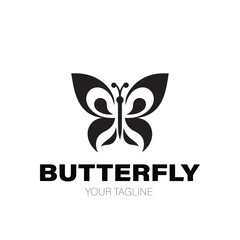 Butterfly Logo, Butterfly Logo Design, Butterfly Logo Brand, Butterfly Logo Company. Butterfly Logo Vector Design on White Background