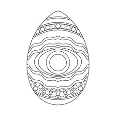 Easter eggs, Easter egg festivals, oval with patterns for coloring, patterns used in coloring, oval coloring patterns.