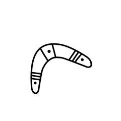 boomerang outline icon