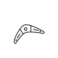 boomerang outline icon