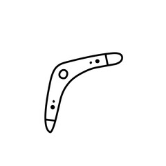 boomerang outline icon