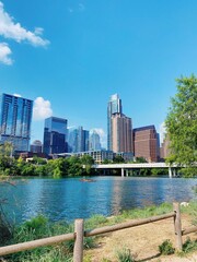 Naklejka premium Austin Texas Skyline - 24