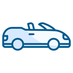 Cabriolet  Icon Element For Design