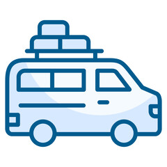 Minivan  Icon Element For Design