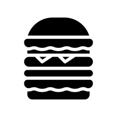 burger glyph icon