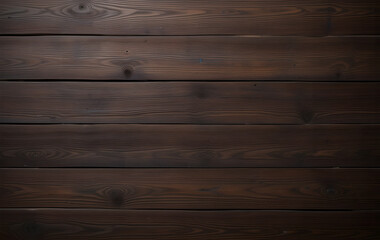 Naklejka premium Opulent Charm: Dark Wooden Texture Focus