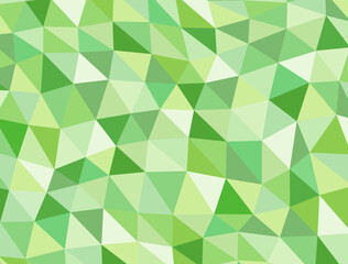 緑色をベースにしたポリゴンの背景イラスト