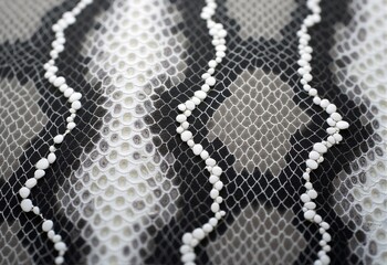 Hyperrealistic Beautiful Snakeskin Pattern in Light Gray and Black - High Resolution Artwork for Nature and Wildlife Enthusiasts