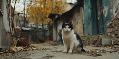 Obraz premium Whisker Wonderland: Delightful Cat Wallpaper