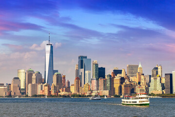 Fototapeta premium Manhattan cityscape in New York