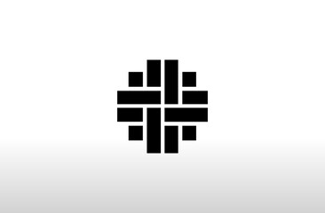 Obraz premium Sleek Geometric Tiles Logo Vector Design for Modern Aesthetic and Stylish Brand Identity