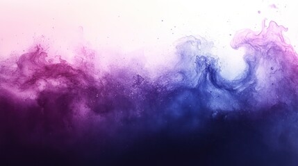Obraz premium Abstract Purple and Blue Ink Swirls: A Serene Dreamscape