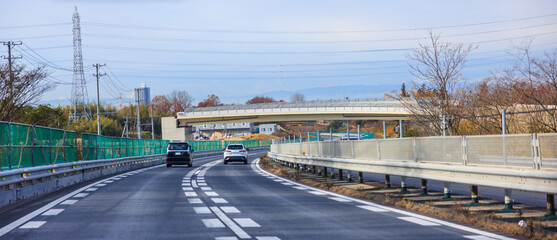 岐阜県を抜ける中央自動車道