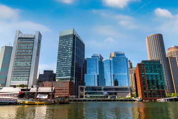 Fototapeta premium Panoramic view of Boston