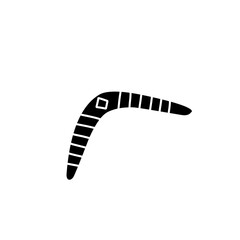 boomerang silhouette icon