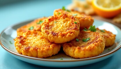Crispy Fried Cheese Patties Recipe Appetizer Food