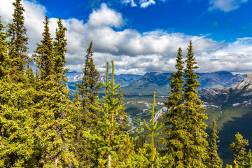 Bow Valley in Banff national park