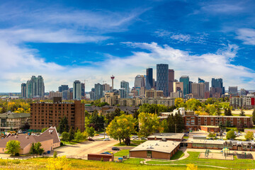 Calgary in sunny day, Canada
