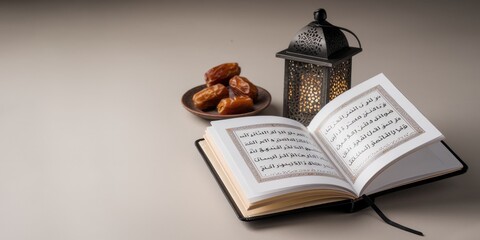 Quran Dates Lantern Islamic Holy Book Ramadan