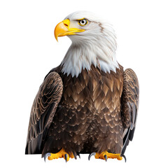 Obraz premium Majestic Bald Eagle Portrait: A symbol of freedom and power