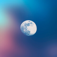 Stunning Full Moon in the sky