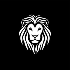 minimalist lion logo